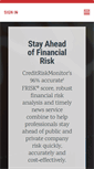 Mobile Screenshot of creditriskmonitor.com